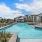 outdoor pool with handicap chair lift